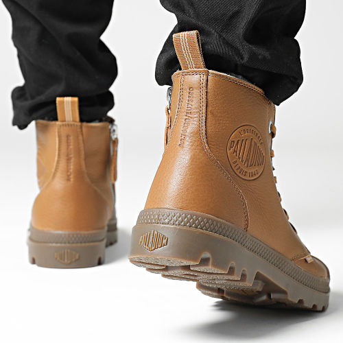 Boots Pampa Zip Leather 76888 Deer Brown