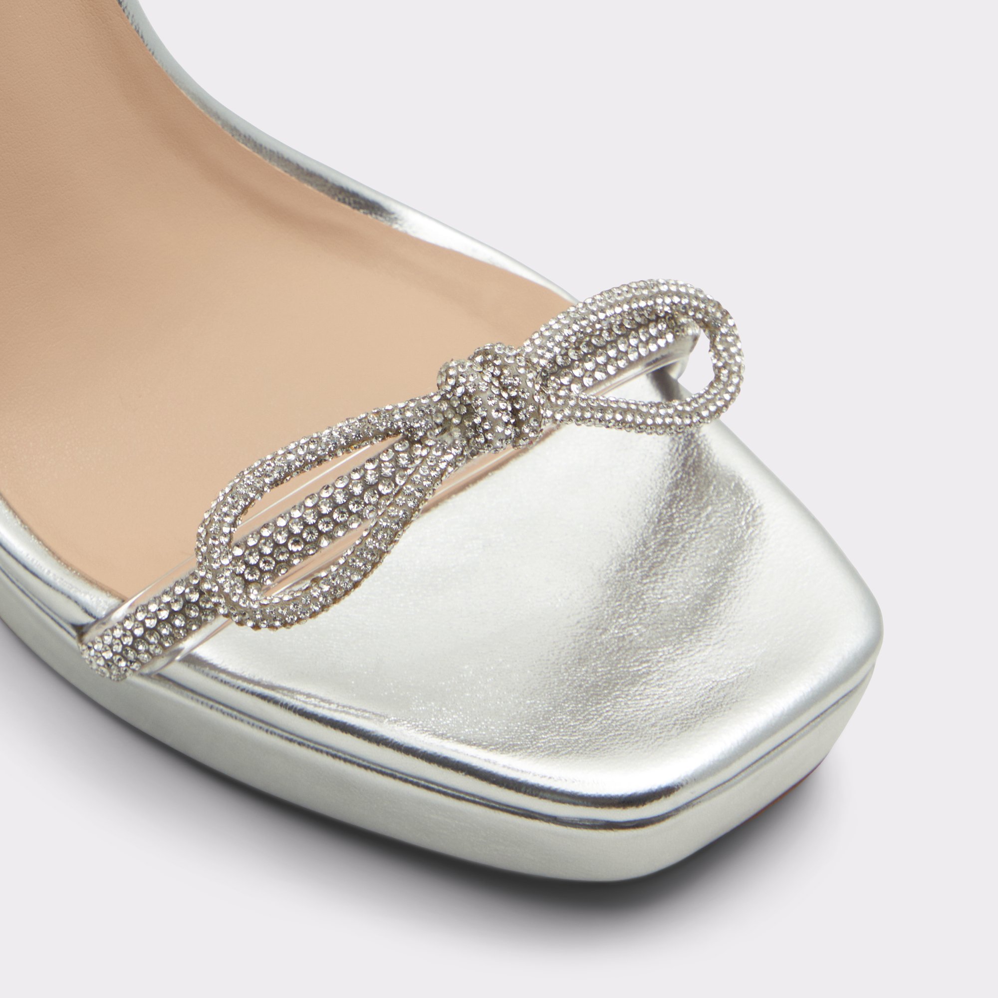 Domenica Silver Women Strappy Sandals