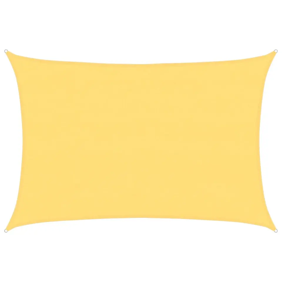 vidaXL - Zonnezeil - Beige - 4 x 6 m