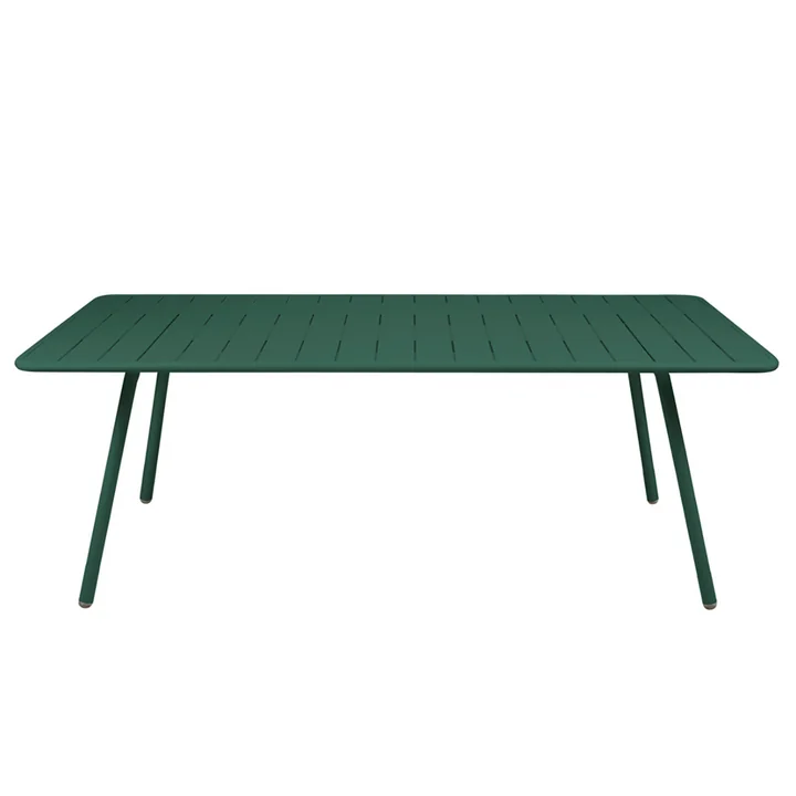 Fermob - Luxembourg Tisch, rechteckig, 100 x 207 cm, zederngrün
