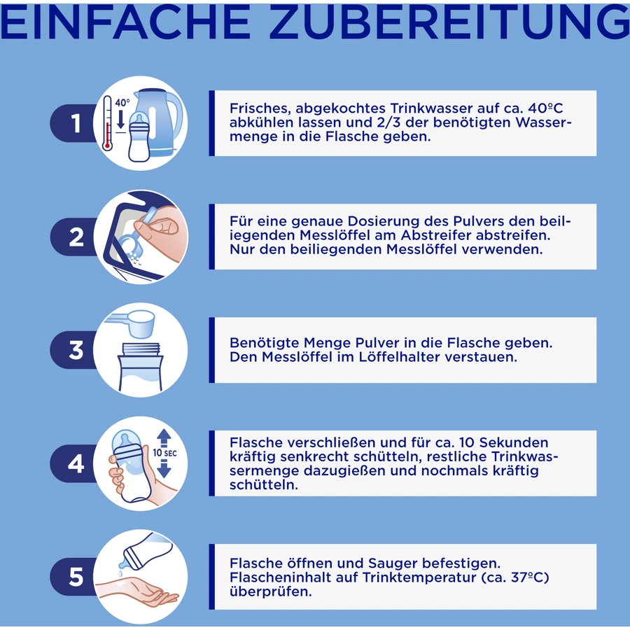 Aptamil Folgemilch 2 CARE 4x 800g nach dem 6. Monat