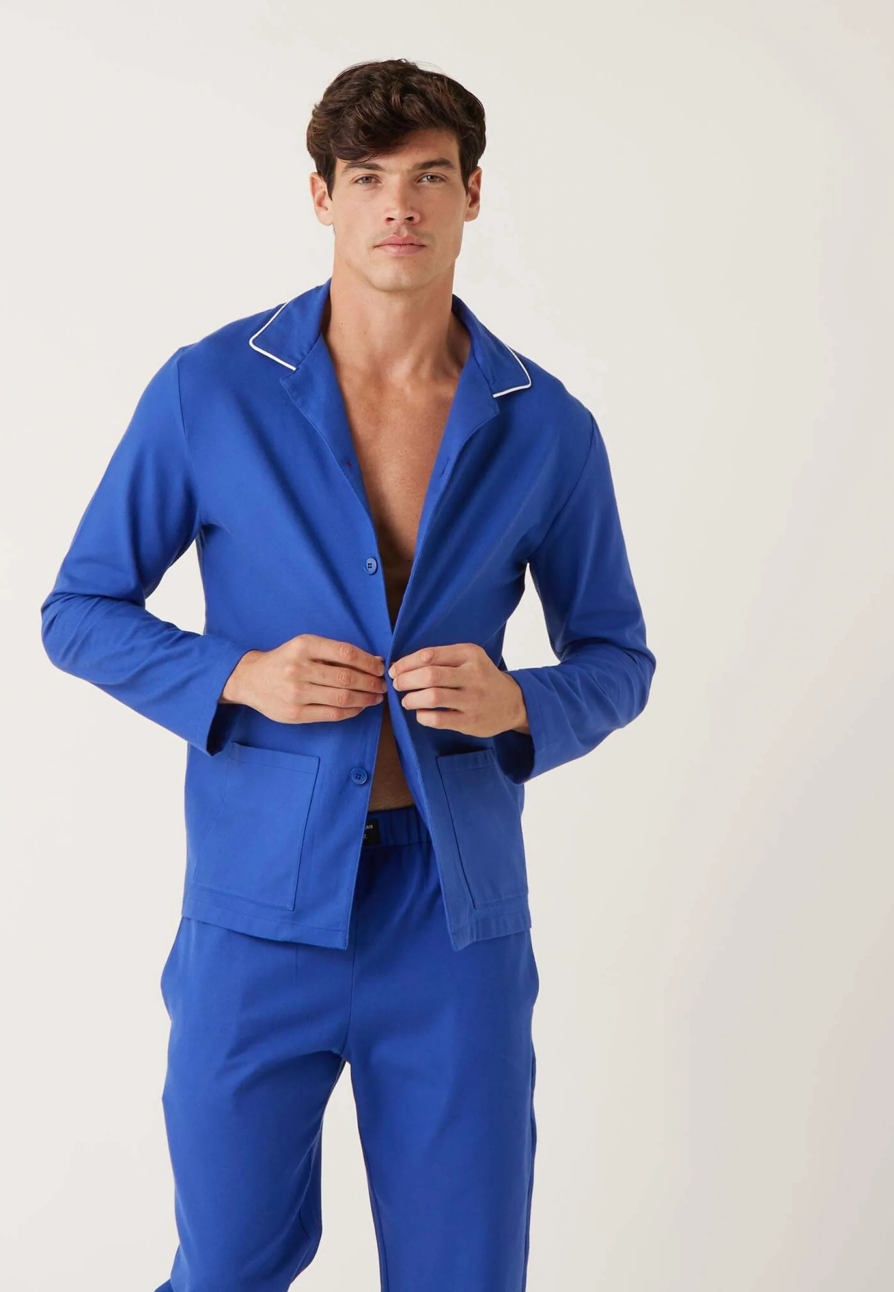 Chemise en coton-Jim Bleu Garage
