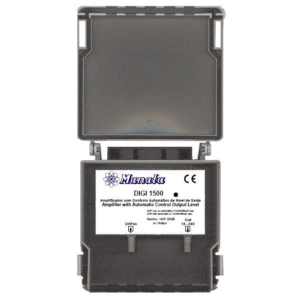 Manata Amplificador de Mastro 75dBuV 1E/1S UHF 25dB