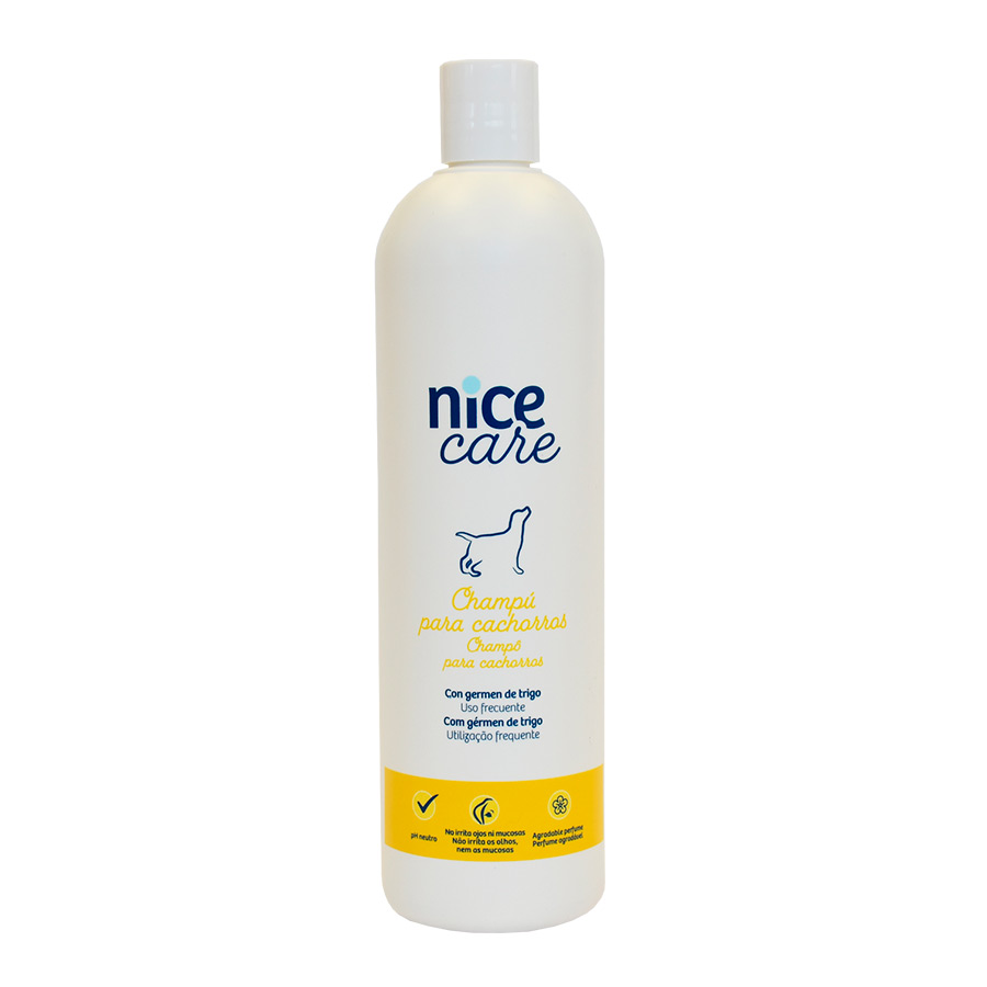 Shampoo de gérmen de trigo Nice Care para filhotes