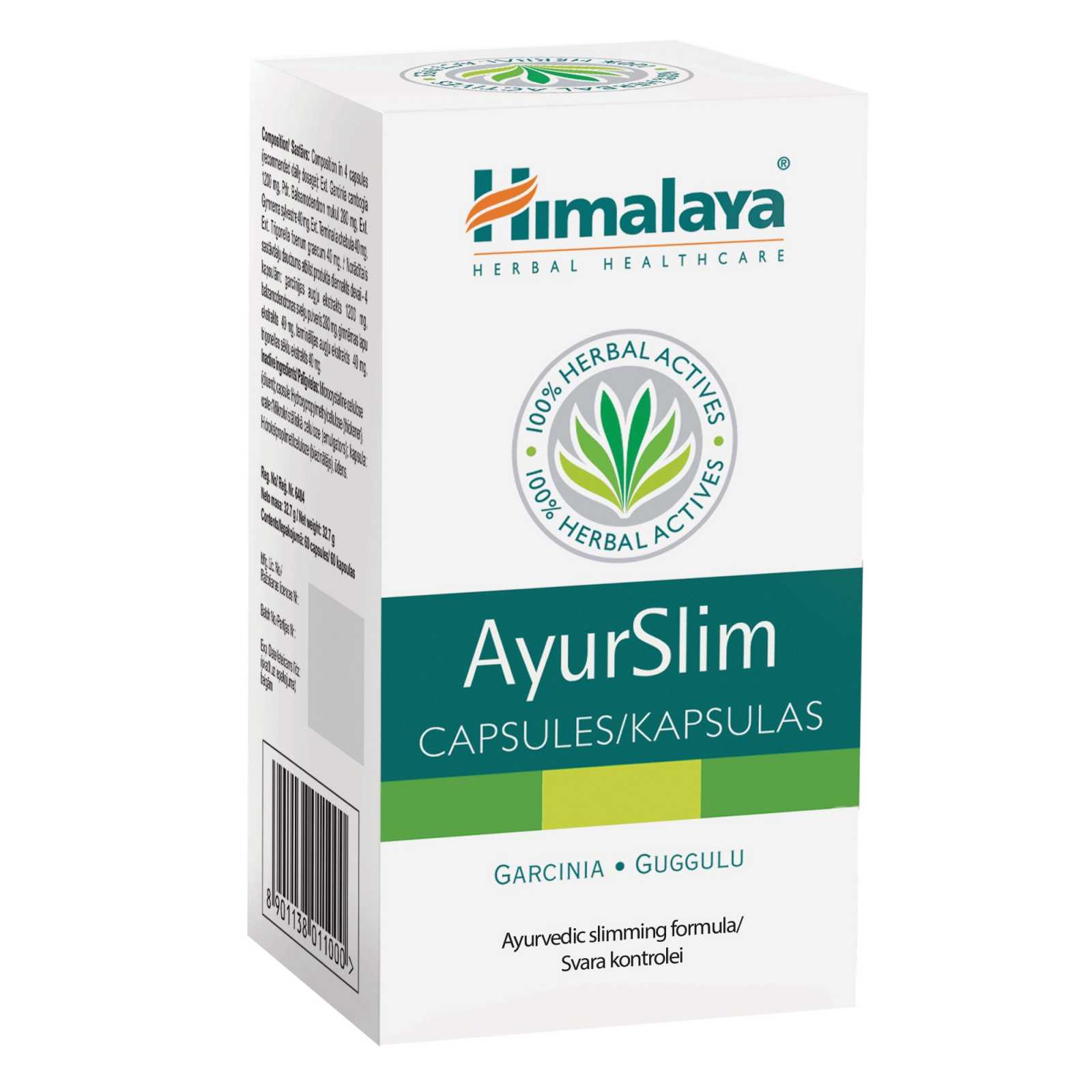 Himalaya Ayurslim 60 cápsulas