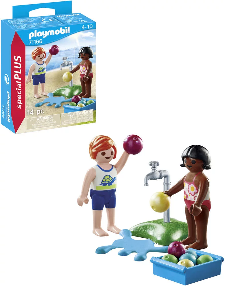 ENFANTS ET BALLONS D'EAU - 71166