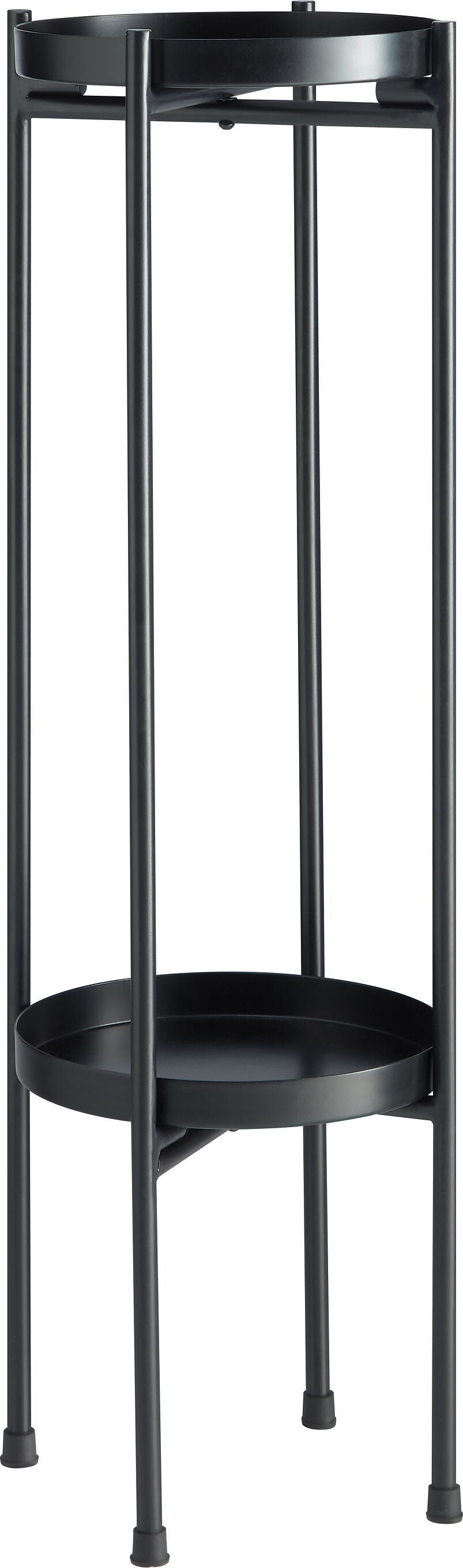 LIVIA Pflanzenständer - Schwarz / H: 76.0 cm