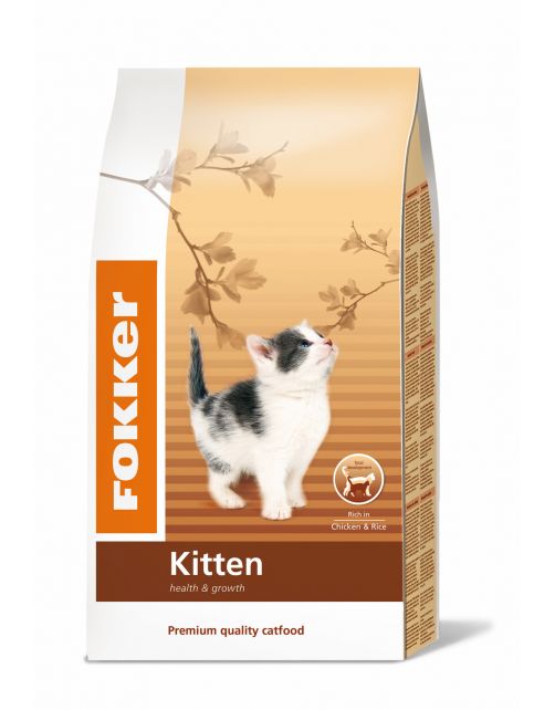 Fokker Kat Kitten Vis&Rijst - Kattenvoer