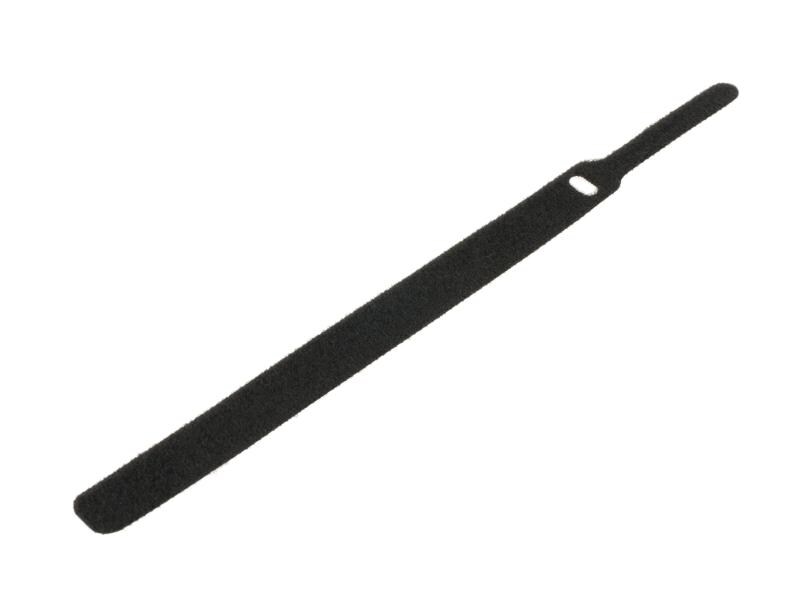 FASTECH Klettkabelbinder ETK-5-3 13 x 200 mm Schwarz, 10 St Kabelmanagement mit Klettverschlusssystem