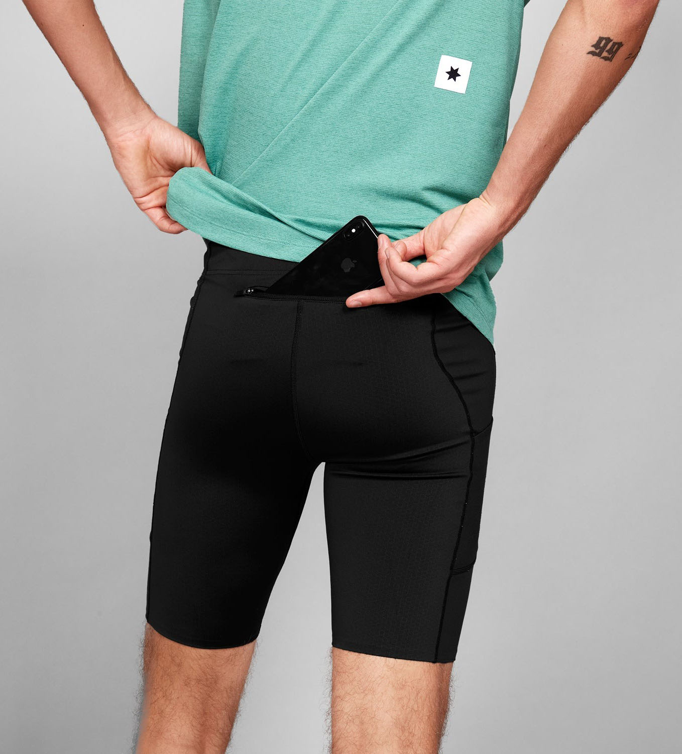 Combat  Short Tights 9'' Herre 901/Black