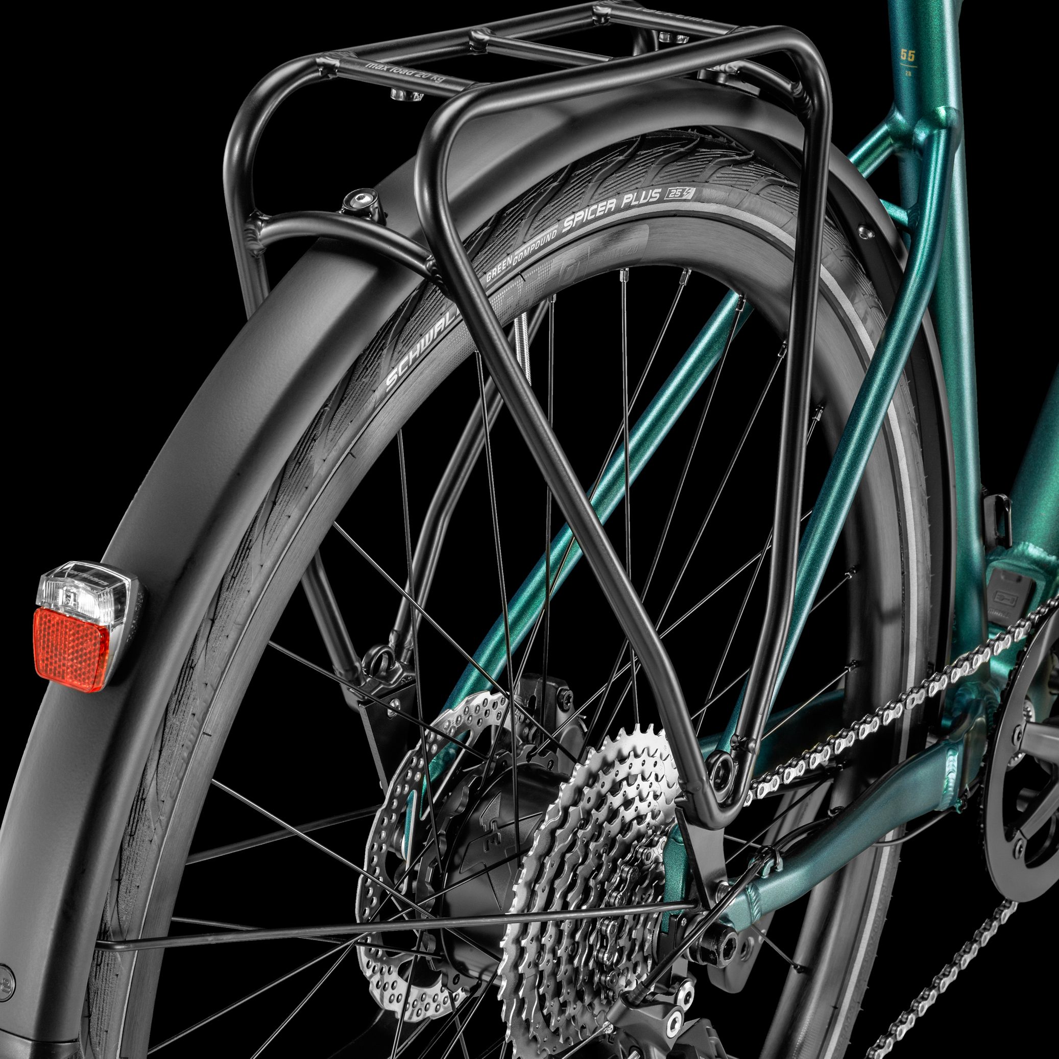 Bergamont E-Sweep Tour Urban E-Bike matt dark green