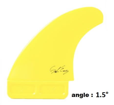 K4 Fins Ezzy Asymetric 1.5 deg - Front - Slot Box ( paire ) 10 cm