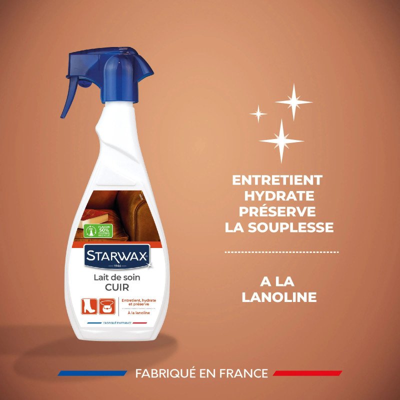 Lait de soin cuir - 500 mL