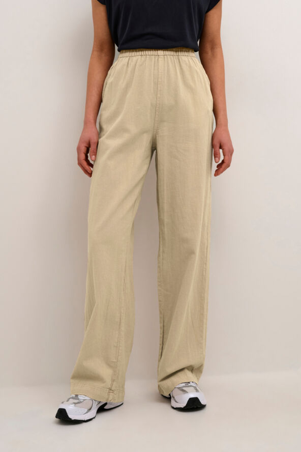 Kaffe KAnaya Wide Pants Classic sand
