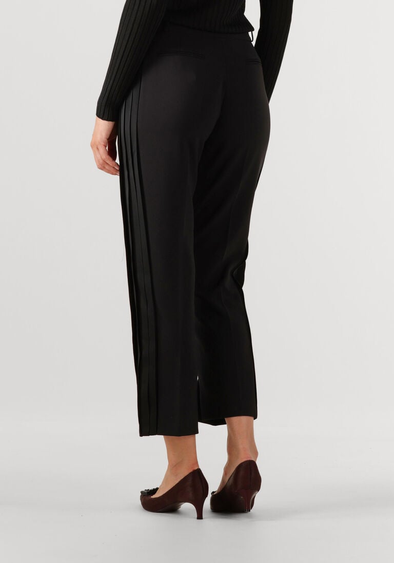 zwarte elisabetta franchi wijde broek pants