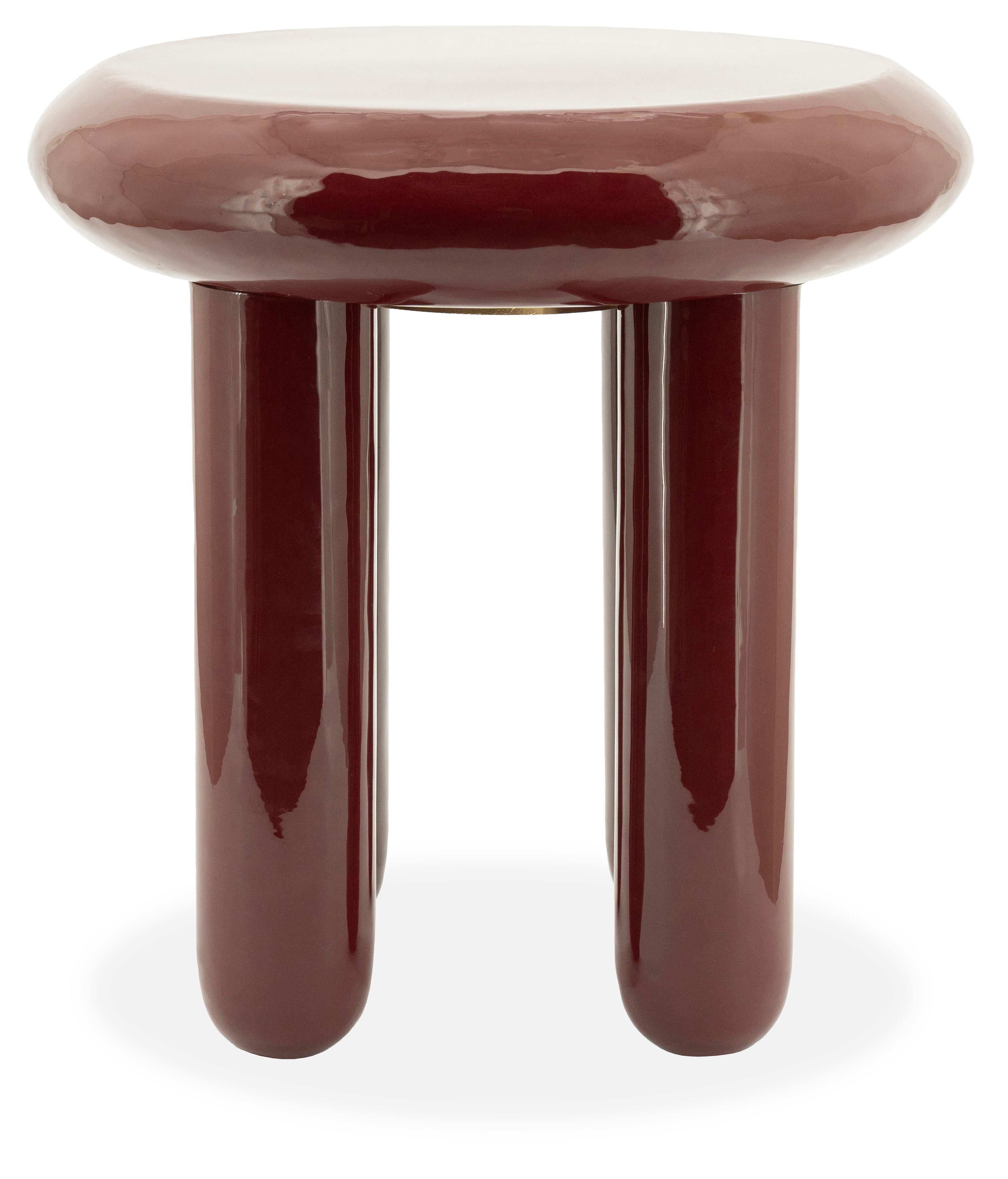 Bijzettafel 250088 burgundy Balloon ⌀43  x H45 cm