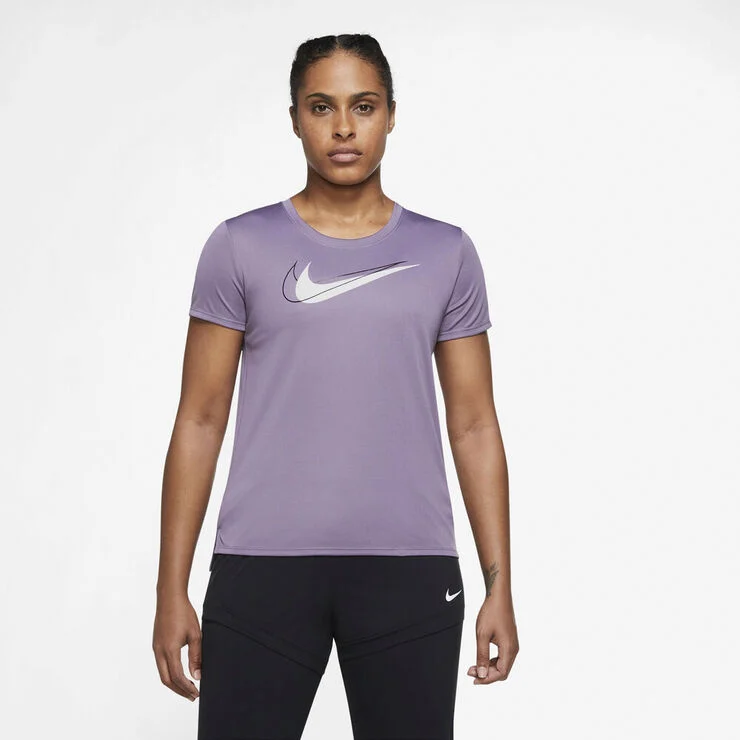 Nike Dri-FIT Swoosh Run løbe T-shirt Lilla