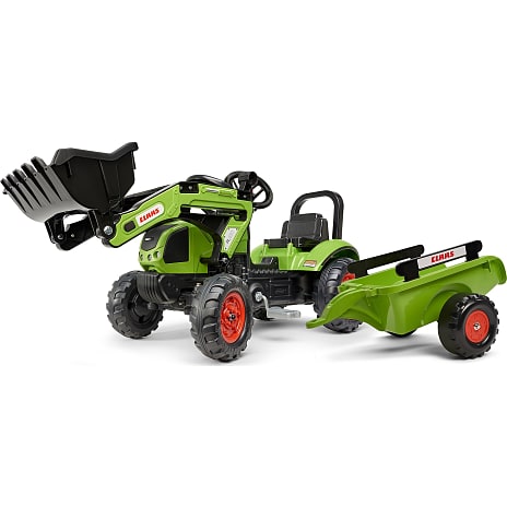Falk Toys Claas frontlæsser med vogn