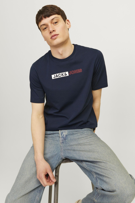 Jack & Jones blauwe heren t-shirt