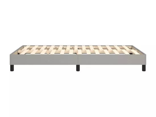 Sommier à lattes de lit Gris clair 120x200 cm Tissu