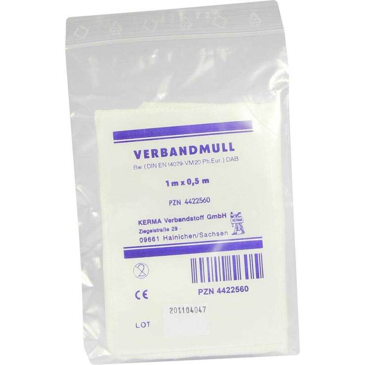 Verbandmull 0,5x1m unsteril, 1 St