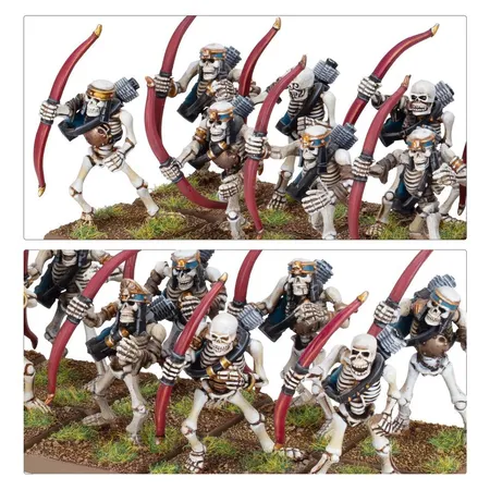 Games Workshop Warhammer The old World - Skelettkrieger / Skelettbogenschützen der Gruftkönige