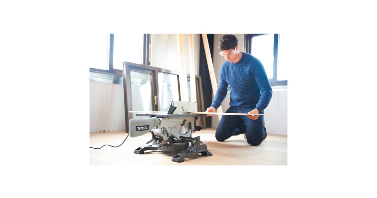 RyobiKap- & verstekzaag afkort- en verstekzaag  (Groen/grijs, 1.800 Watt)