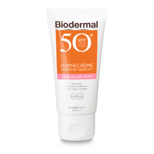 Biodermal Gevoelige Huid Zonnecrème Gezicht SPF50  50ML