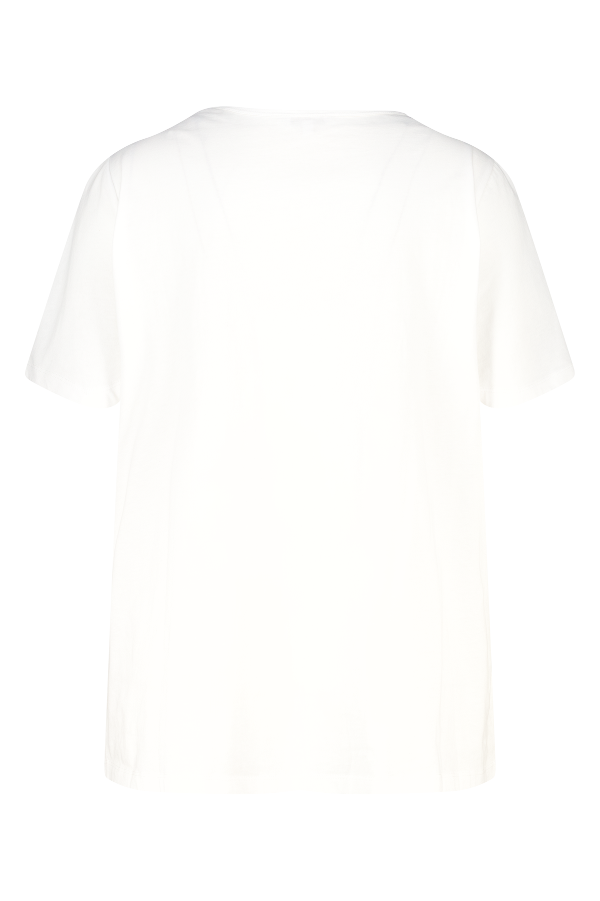 T-shirt met broderie Wit