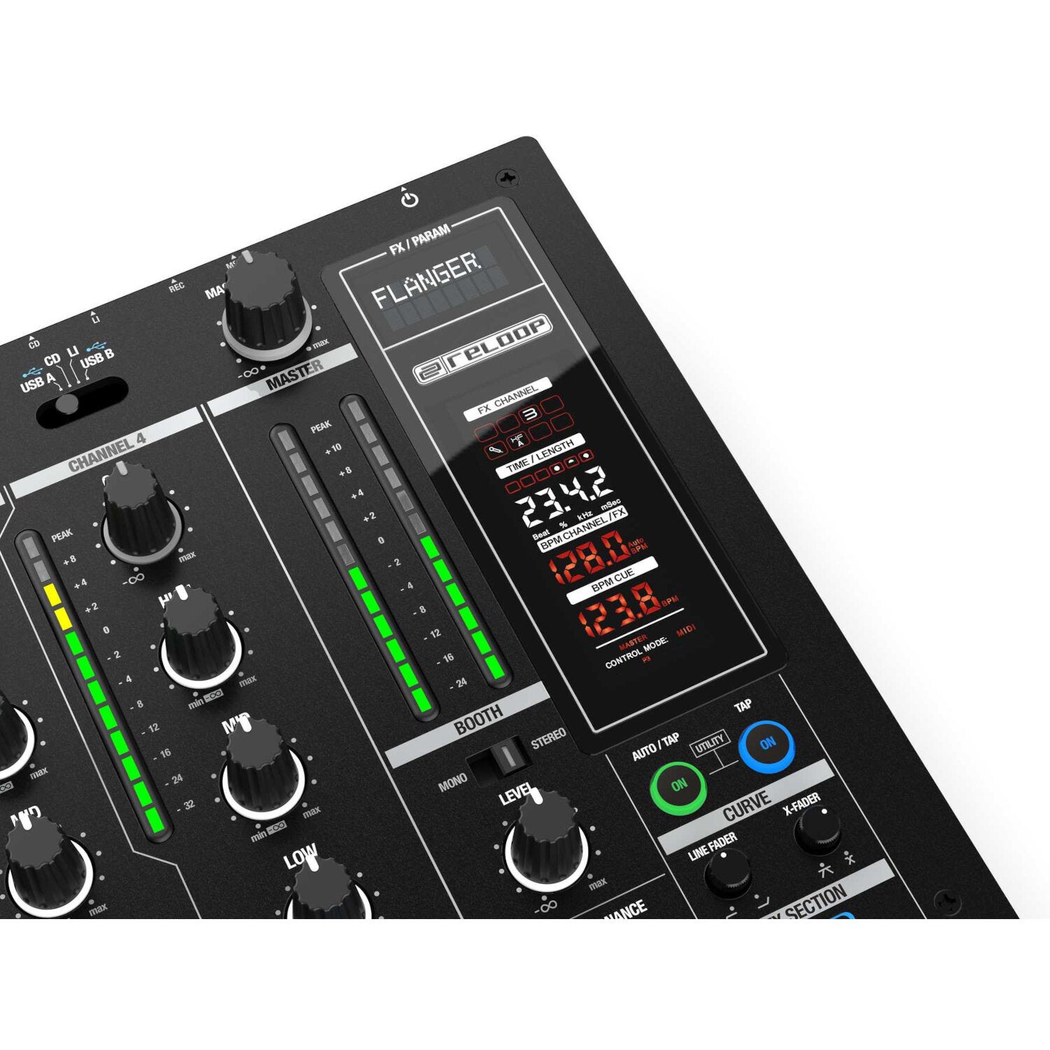 Reloop RMX-95 4+1 kanaals digitale clubmixer