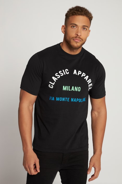 T-Shirt, Halbarm, Milano Print, Rundhals