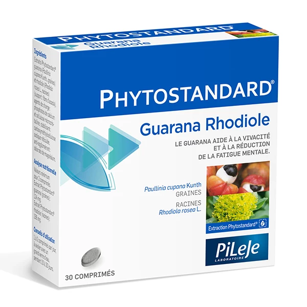 Phytostandard de Guarana-Rhodiole - 30 Comprimés