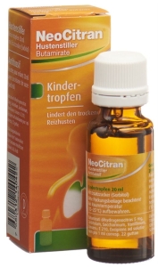 NEOCITRAN Hustenstiller Tropfen 5 mg/ml für Kinder, 20 ml