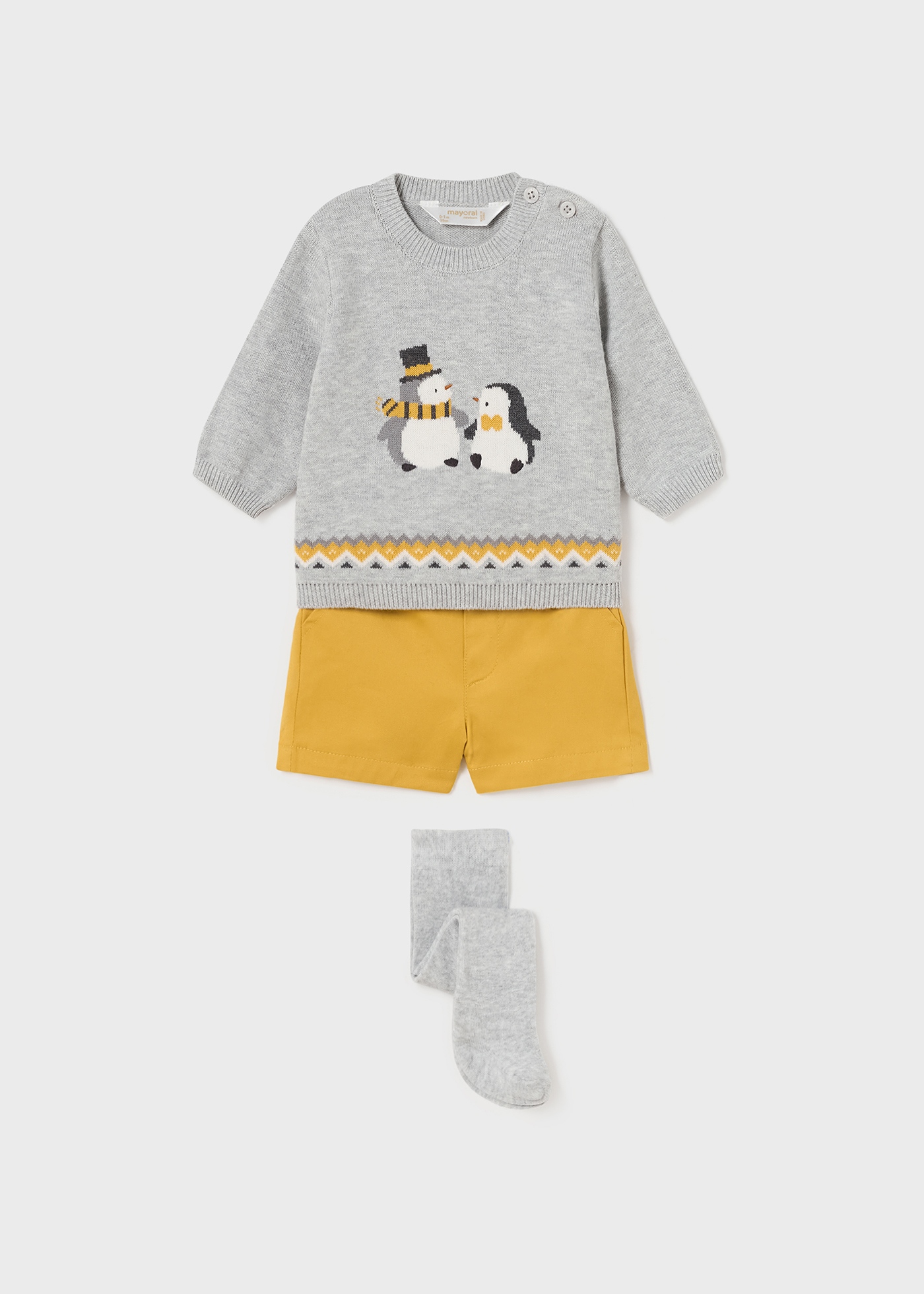 Conjunto de 3 peças Better Cotton para recém-nascidos