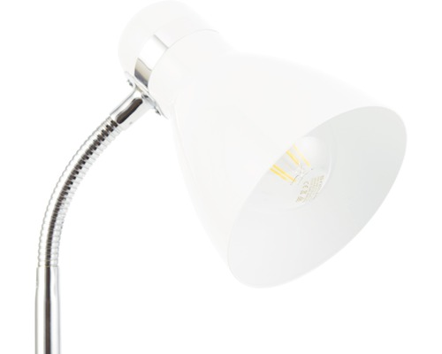 Tafellamp, 1-lichts, H 42 cm, Allison, wit