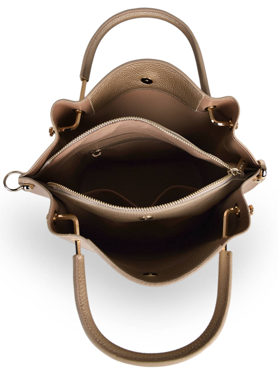 Sac  main Foulonne double cuir LANCASTER