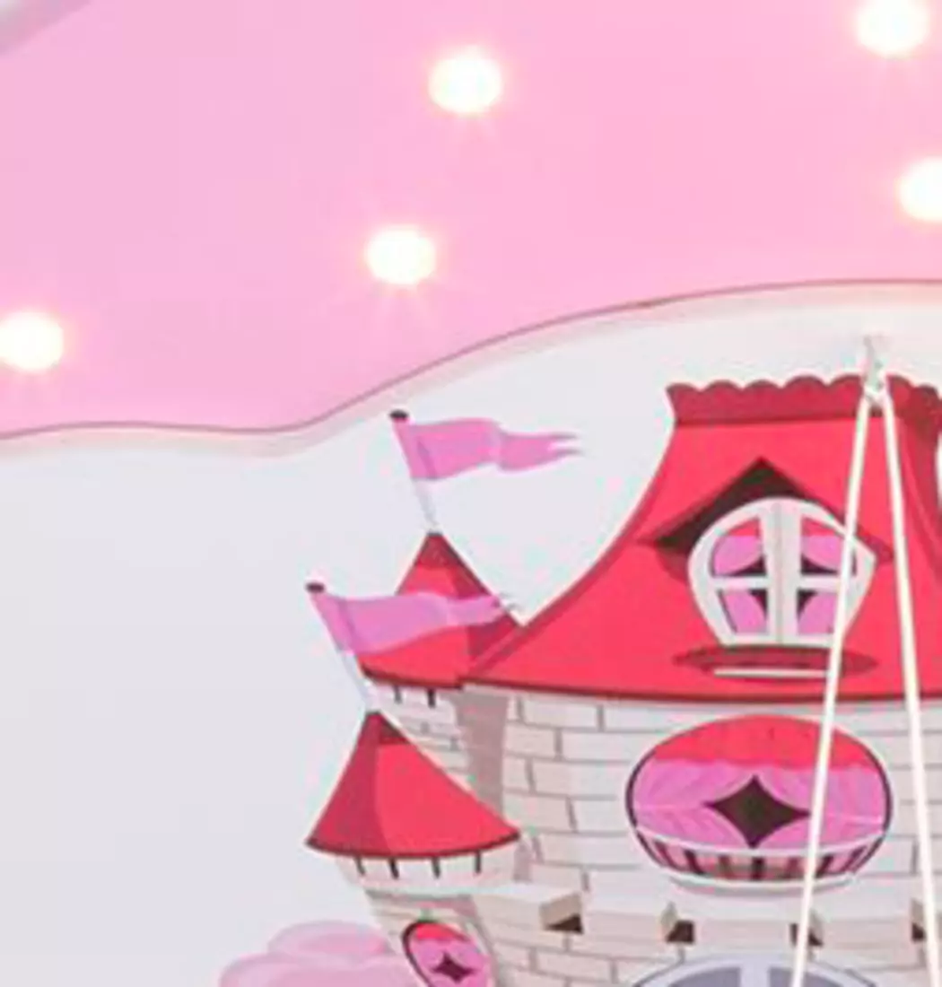 Kinderlampe Schloss mit Einhorn