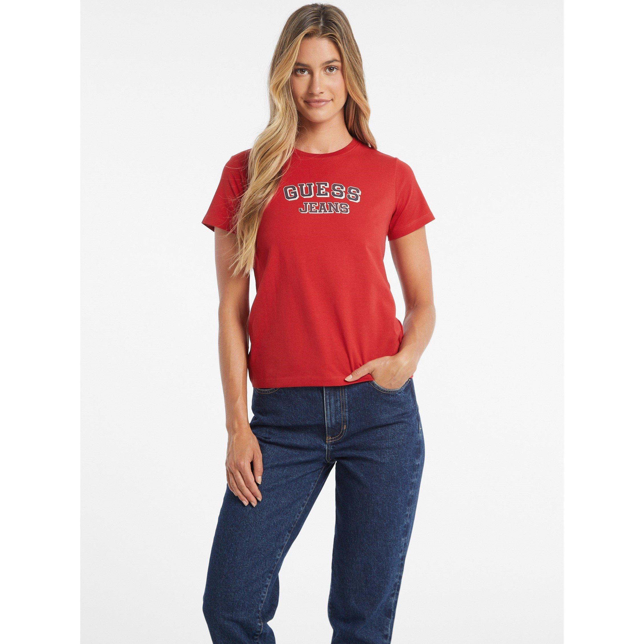 Guess Varsity Logo T Shirt