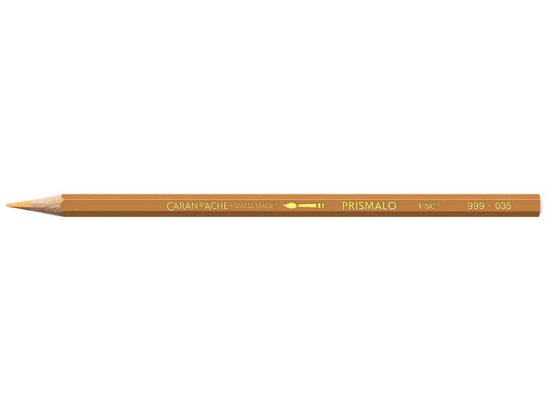 Caran d'Ache Farbstifte Prismalo 3 mm, 1 Stück, Ocker Wasservermalbare Buntstifte