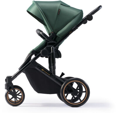 Kinderkraft PRIME 2 3-in-1 Duovogn Travelsystem inkl. Mink Pro, Dark Green