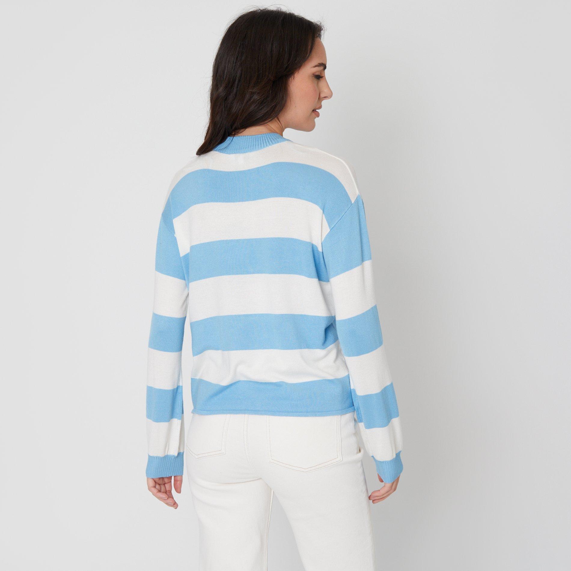Be You Ladies Stripe Jumper