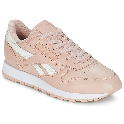 Reebok Classic - CLASSIC LEATHER - Rose / blanc