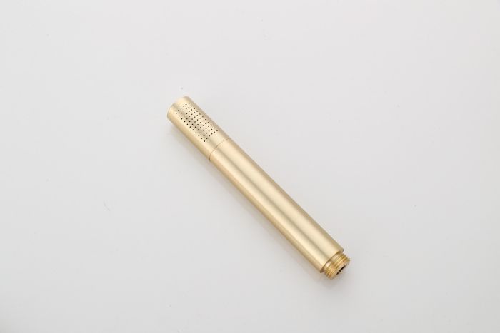 Saniclear Cube inbouw regendouche met inbouw douchekop 30x30cm geborsteld messing - mat goud