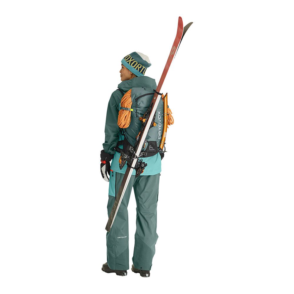 Ortovox 3L RAVINE SHELL - Pantalon ski Femme arctic grey