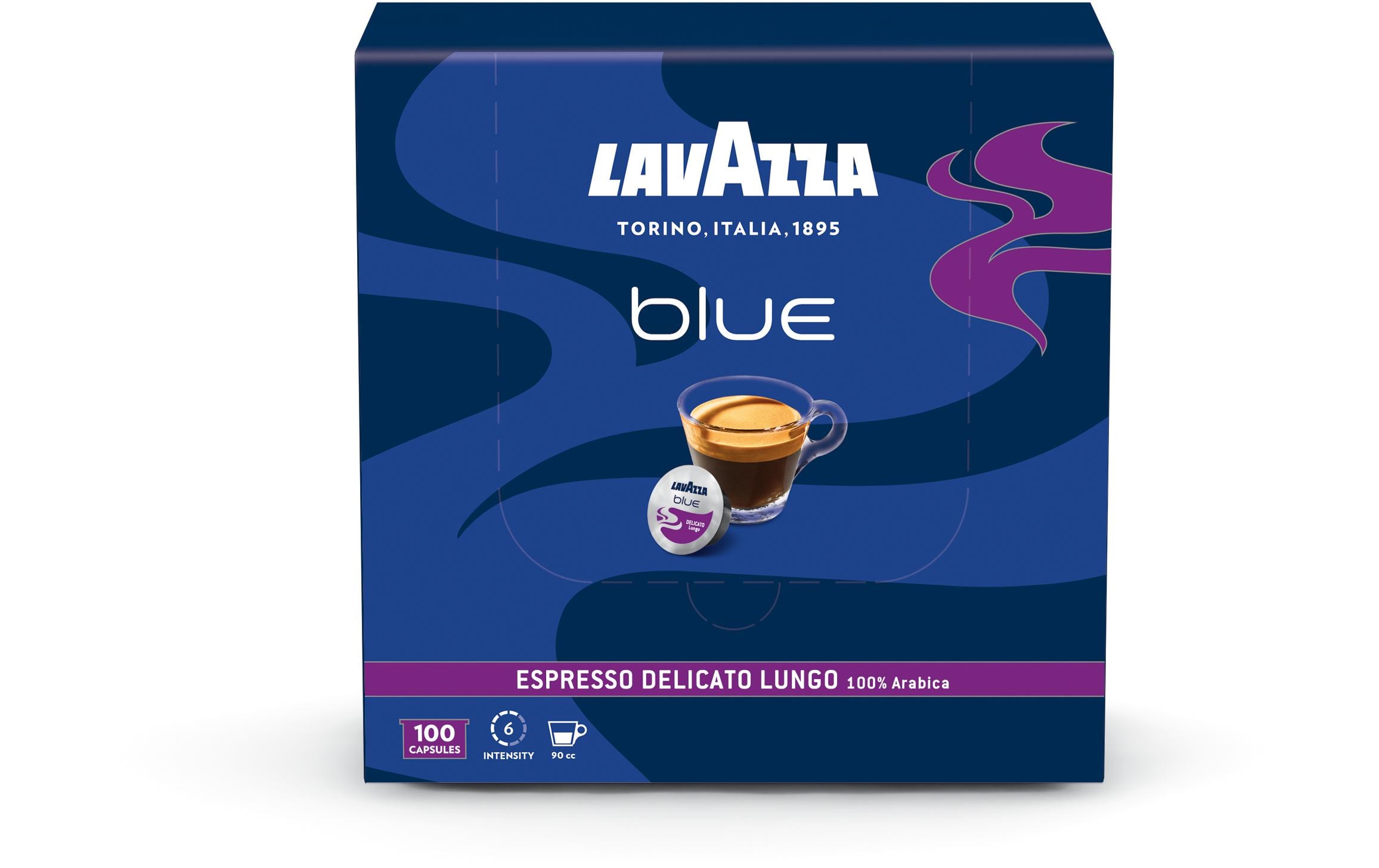 Kaffeekapseln Blue Espresso Delicato Lungo 100 StückKaffeekapseln für das «Lavazza Blue» System