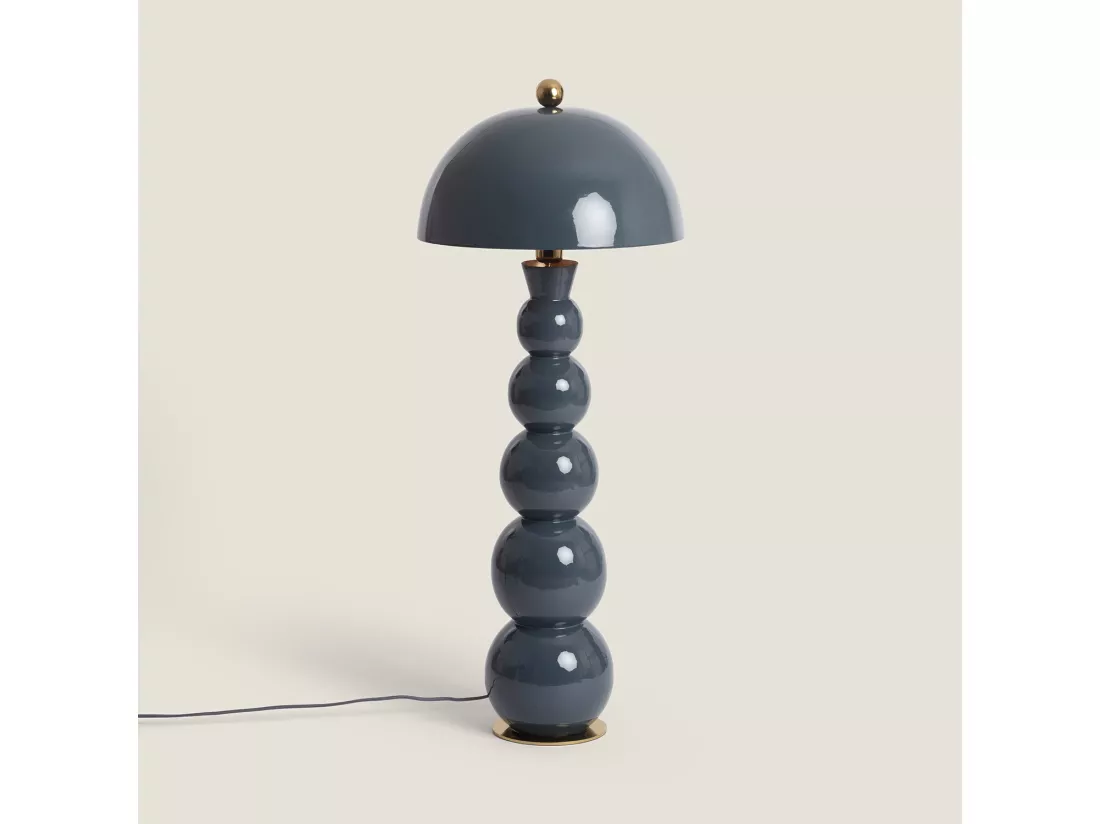 Lampadaire Métal Onkar Bleu