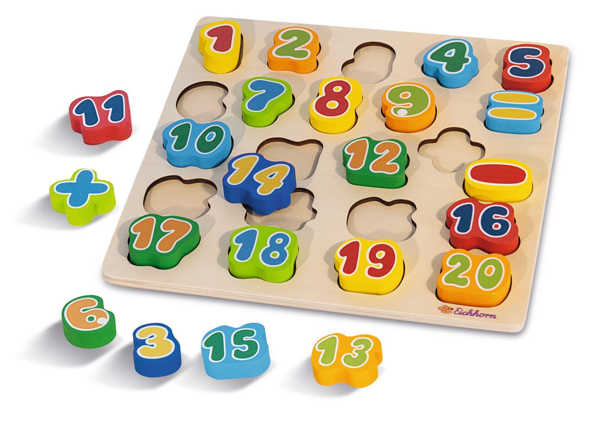 Lernspielzeug ZAHLEN 23-teilig
