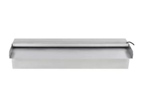 Lame d'eau rectangulaire à LED 45cm en acier inoxydable pour piscine
