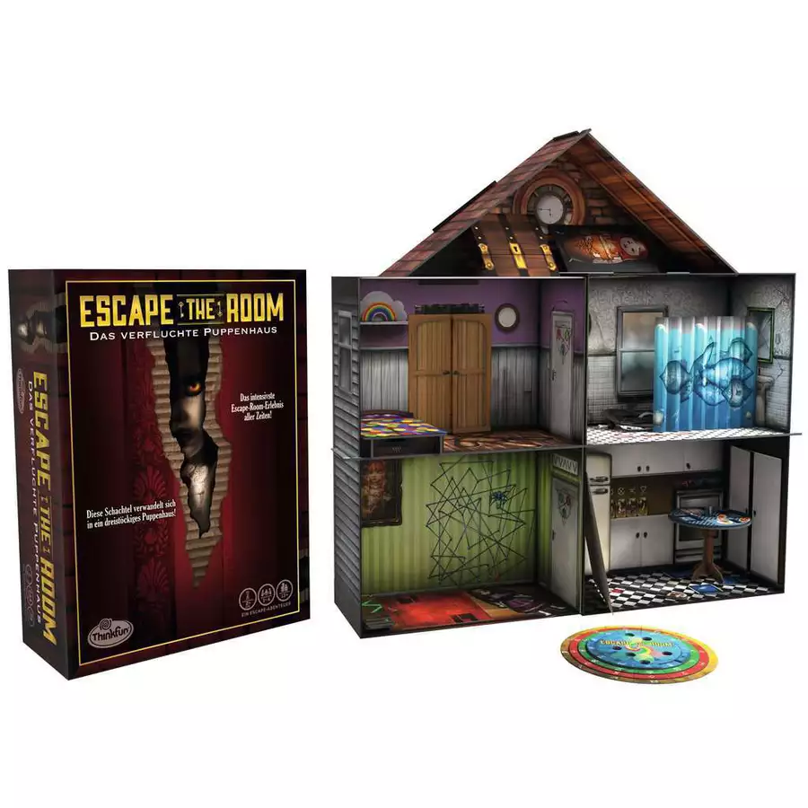 Thinkfun Escape the Room 3 - Das verfluchte Puppenhaus bunt
