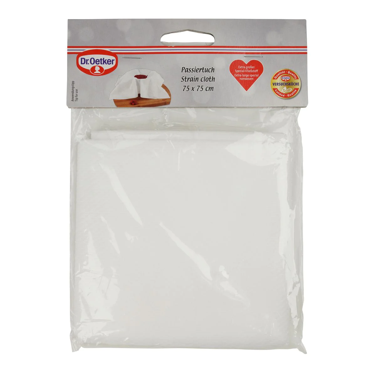 Tissu filtrant pour confiture Confiture Dr. Oetker